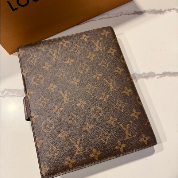Louis Vuitton Textured Brown Monogram Agenda GM UEC with box and inserts - Picture 7 of 11